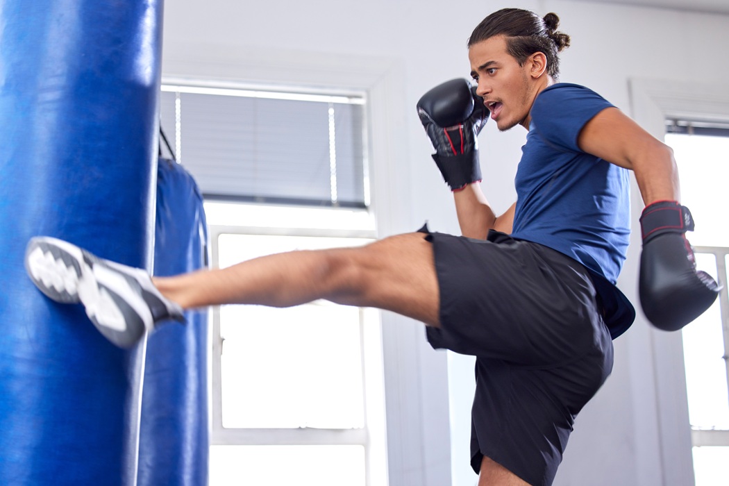 cardio kickboxing gym workout in Morris County improving mood and mental health