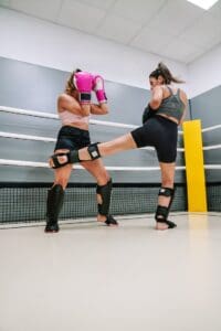 From Gym Fatigue to Fight-Fit: Why So Many Locals Are Switching to Cardio Kickboxing 2 Members improving fitness and endurance through cardio kickboxing training at Morris County Wrestling & Martial Arts
